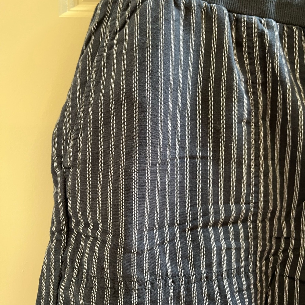 J. Jill Blue and White Shorts with Striped Design - Size XL - Picture 3 of 8